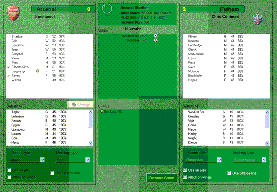 CyberFoot Screenshot